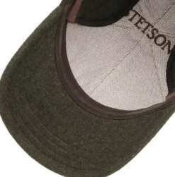 Stetson Baseball Cap Wool/ Cashmere EF läpällinen lippalakki, Moss