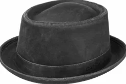 Stetson Pork Pie CO/PES hattu, ruskea