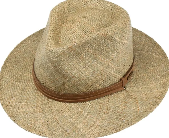 Stetson Traveller Seagrass with chin strap Natural