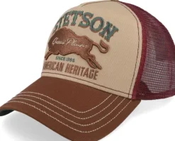 Stetson Trucker Cap Great Plains Brown/Wine