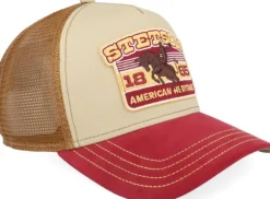 Stetson Trucker Cap Rodeo Wine/Beige
