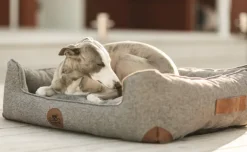 Swaggin Tails koiranpeti Memory Foam -vaahdolla L, harmaa