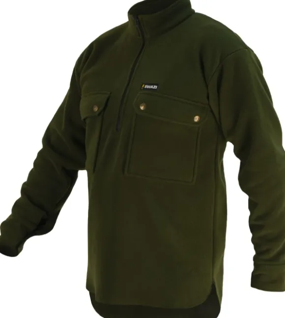 Swazi Back 40 fleecetakki, tummanvihreä