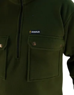 Swazi Back 40 fleecetakki, tummanvihreä