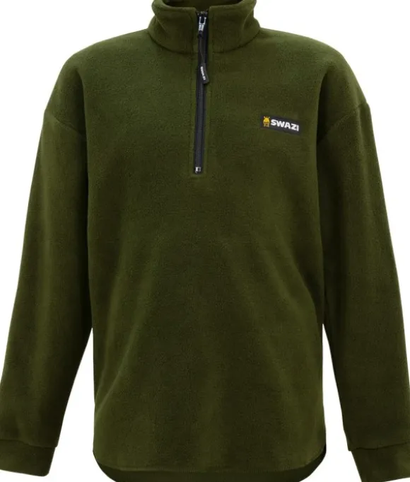 Swazi Kids Bush Shirt lasten fleecetakki, Olive