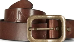 Swedteam Bull Belt nahkavyö, ruskea