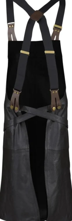 Swedteam Bull Stening Edition nahkainen esiliina, Apron Brown