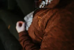 Swedteam Lynx Sweater fleecetakki, Dark Orange