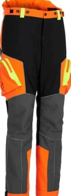 Swedteam Protect Pro Shell Trouser housut, musta/huomio-oranssi
