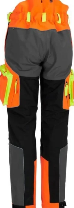 Swedteam Protect Pro Shell Trouser housut, musta/huomio-oranssi