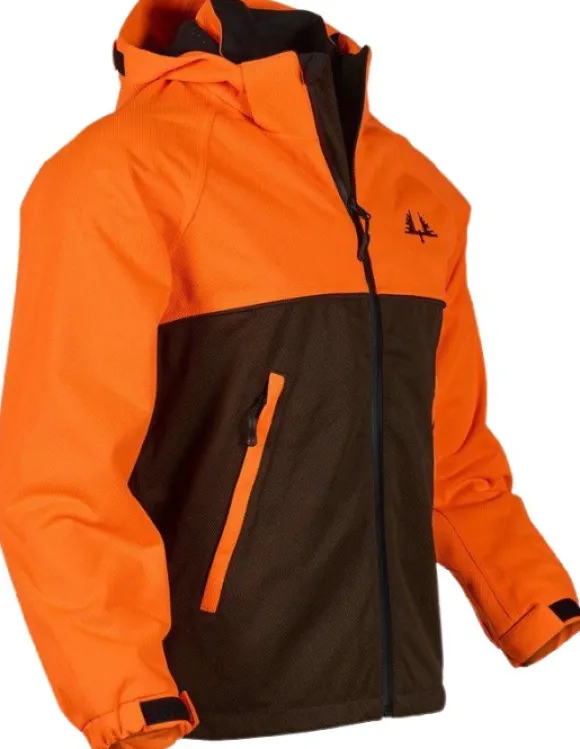 Swedteam Ridge Junior Hunting Jacket lasten metsästystakki, Orange Neon