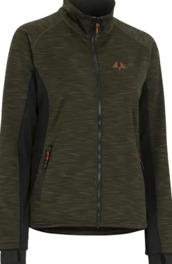 Swedteam Ultra Sweater Fullzip naisten fleecetakki, vihreä