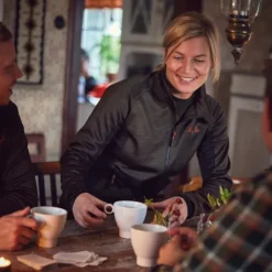 Swedteam Ultra Sweater Fullzip naisten fleecetakki, vihreä