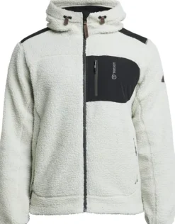 Tenson Himalaya Teddy Fleece Hood fleecetakki, Oyster Mushroom