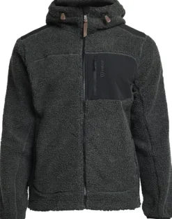 Tenson Himalaya Teddy Fleece Hood fleecetakki, Pirate Black