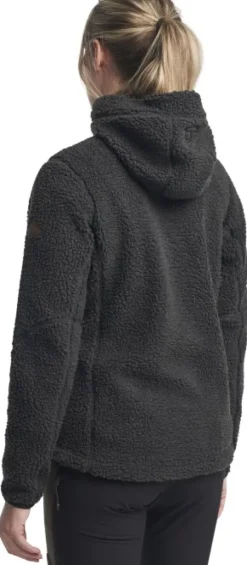 Tenson Himalaya Teddy Fleece Hood naisten fleecetakki, Pirate Black