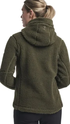 Tenson Himalaya Teddy Fleece Hood naisten fleecetakki, Grape leaf