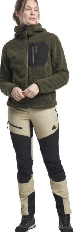 Tenson Himalaya Teddy Fleece Hood naisten fleecetakki, Grape leaf