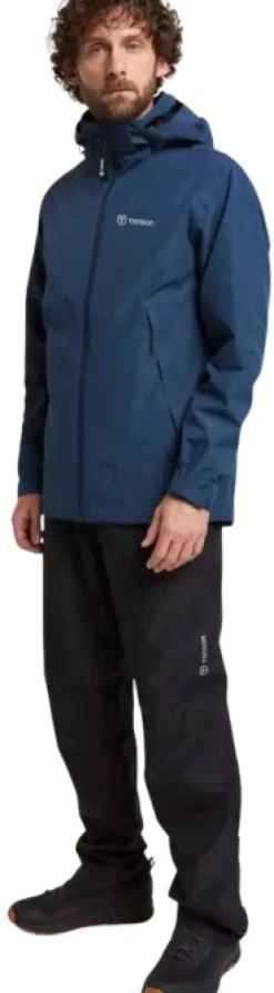 Tenson M's Winga Rain Jacket Midnight Navy
