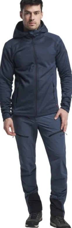 Tenson TXlite Hoodie Zip vetoketjullinen huppari, Midnight Navy