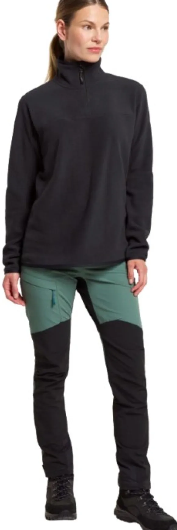 Tenson W's Himalaya Halfzip Fleece Antracithe