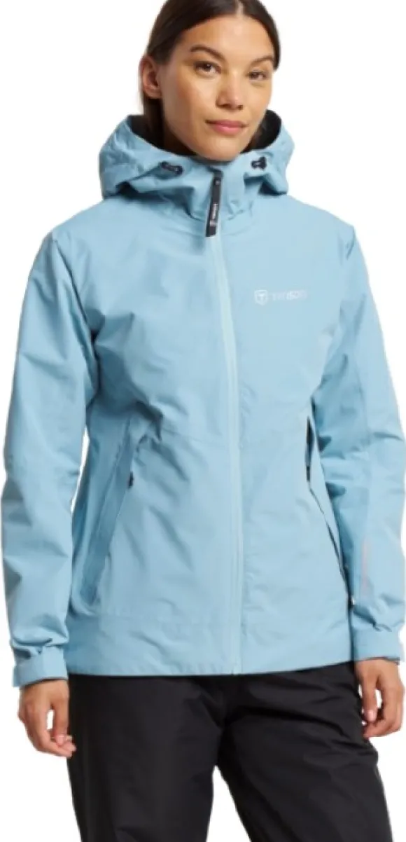 Tenson W's Winga Rain Jacket Stone Blue