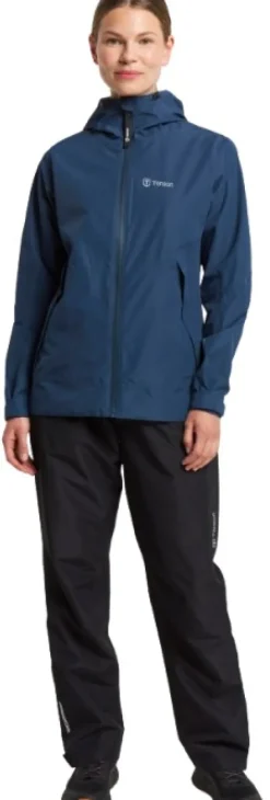 Tenson W's Winga Rain Jacket Midnight Navy