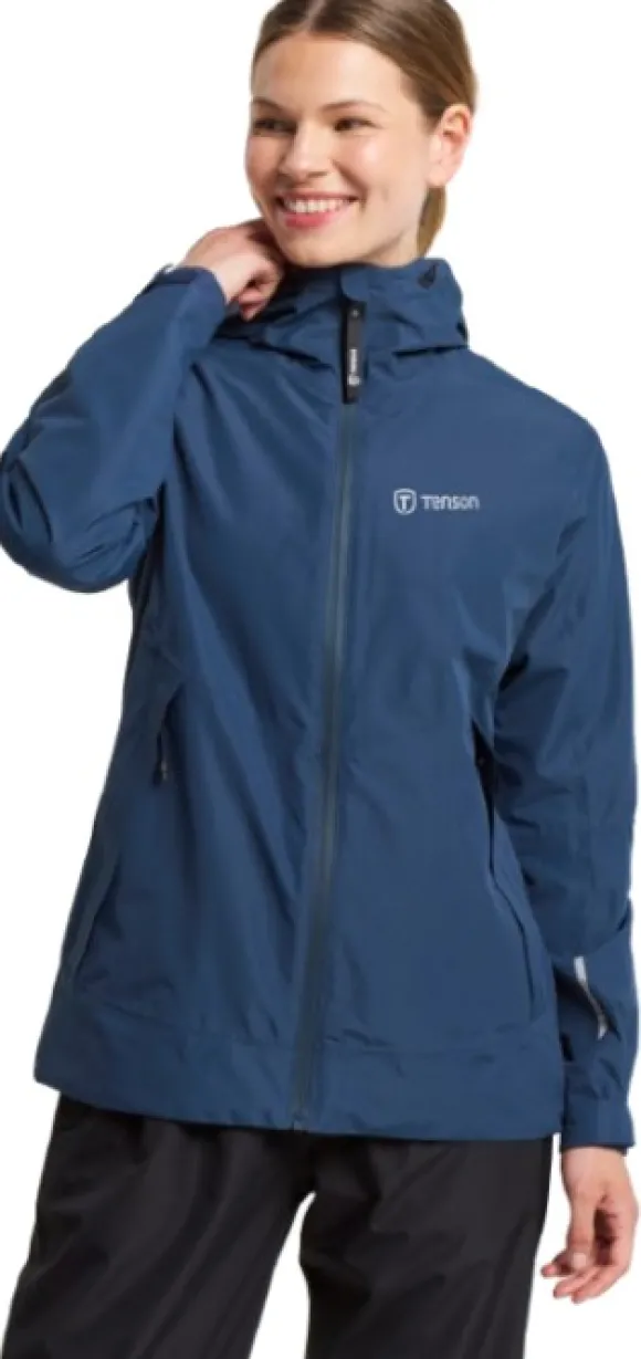 Tenson W's Winga Rain Jacket Midnight Navy