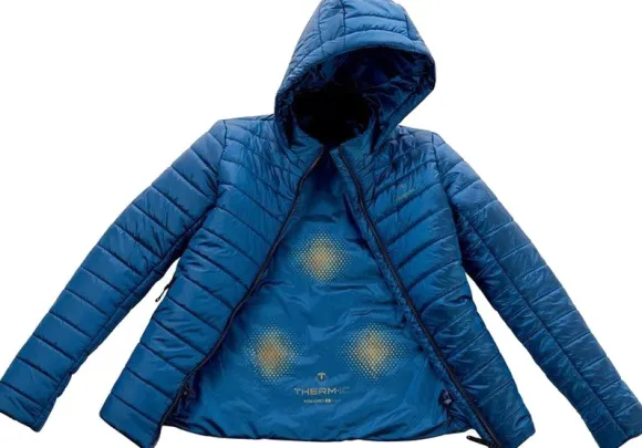 Thermic naisten ladattava lämpötakki, sininen