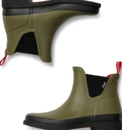 Tretorn Eva naisten matalat kumisaappaat, vihreä/musta