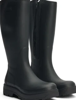 Tretorn Halla naisten korkea kumisaapas, musta