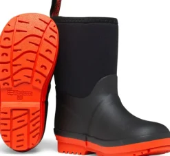 Tretorn Kuling Neoprene lasten vuorelliset saappaat, musta/oranssi