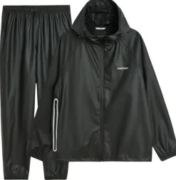 Tretorn Packable Rainbreaker Set Unisex sadeasu, Black