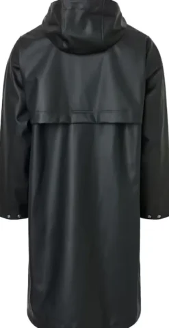 Tretorn Wings Long Rain Jacket Unisex sadetakki, Jet Black