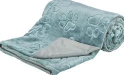 Trixie Barry viltti Soft Plysch 70 x 50 cm sininen/harmaa