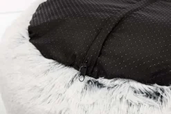 Trixie Harvey koiran peti, Ø50 cm, valkoinen/musta