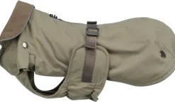 Trixie Hermy 2 in 1 Dachshund koiran takki, 28 cm, Olive Green