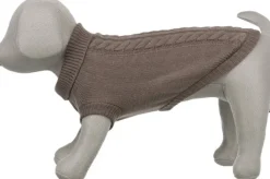 Trixie Kenton Pullover koiran villapaita, 55-60 cm, harmaanruskea