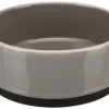 Trixie keraaminen koirankuppi, 0,75L/ø16cm, harmaa