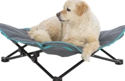 Trixie koiran retkisänky, 69 x 20 x 69cm, tummanharmaa/petrooli