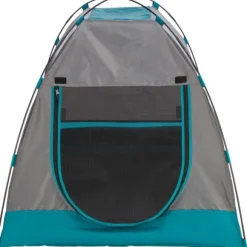 Trixie koirateltta, 110 x 75 x 80 cm, tummanharmaa/petrooli