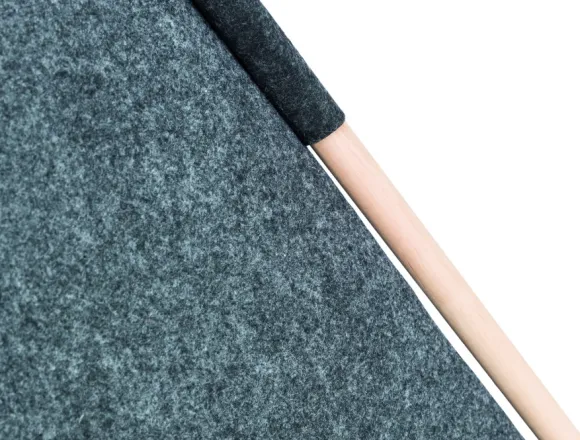 Trixie Tipi Filt koiran tiipii 70 × 70 × 70 cm, tummanharmaa