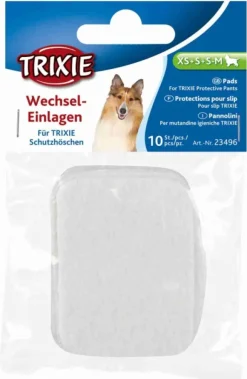 Trixie-narttusuojan vaihtositeet, XS, S, S-M, 10 kpl