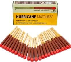 UCO Hurricane Matches tulitikut, täyttöpakkaus