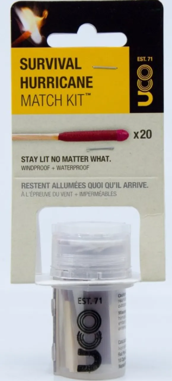 UCO Hurricane Survival Matches tulitikut, 20 kpl