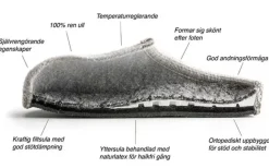 Ulle Mohair Seamless Unisex villatohvelit, Beige Melange