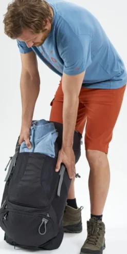 Vaude Brenta 44+6 -rinkka musta