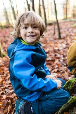 Vaude Kids Rondane Jacket IV lasten softshell-takki, sininen