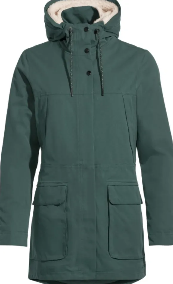 Vaude Manukau Parka II naisten talvitakki, vihreä