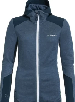 Vaude Monviso Woodfiber naisten fleecetakki, tummansininen